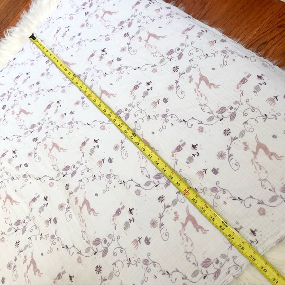 Aden + Anais Once Upon A Time Deer Swaddle Blanket Lovey Organic Muslin Cotton - Picture 7 of 7